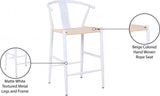 Beck Hand Woven Rope Stool — 894-C - White - 894White-C Infographic