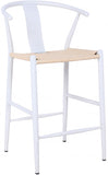 Beck Hand Woven Rope Stool — 894-C - White - 894White-C