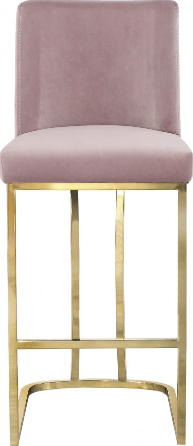 Heidi Velvet Upholstered Counter Stool — 777-C - Pink - 777Pink-C alternate view 3