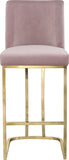 Heidi Velvet Upholstered Counter Stool — 777-C - Pink - 777Pink-C alternate view 3