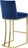 Heidi Velvet Upholstered Counter Stool — 777-C - Blue - 777Navy-C alternate view 2