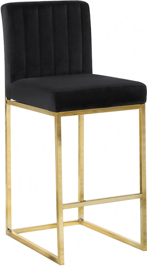 Giselle Velvet Upholstered Counter Stool — 781-C