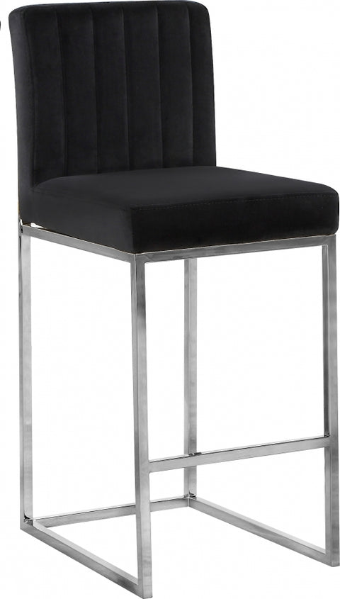 Giselle Velvet Upholstered Counter Stool — 782-C