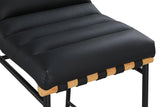 Burke Vegan Leather Upholstered Counter Stool — 857-C-Leather - Black - 857Black-C alternate view 4