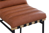 Burke Vegan Leather Upholstered Counter Stool — 857-C-Leather - Cognac - 857Cognac-C alternate view 4