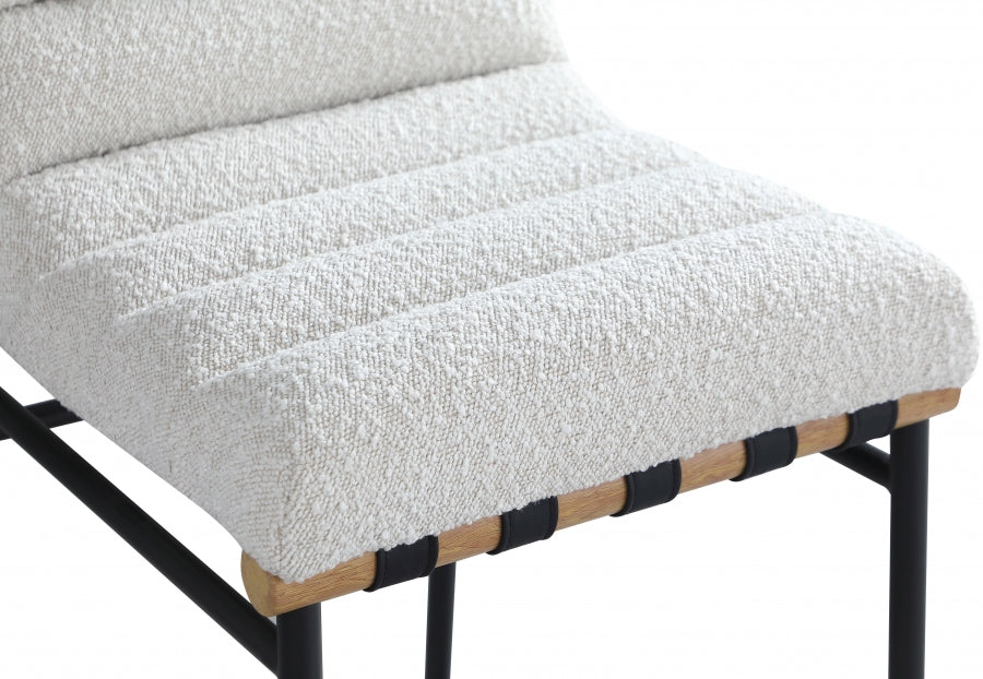 Burke Boucle Fabric Upholstered Counter Stool — 857-C - Cream - 857Cream-C alternate view 5