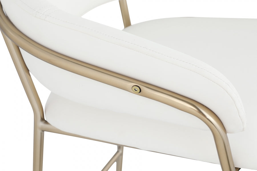 Yara Vegan Leather Upholstered Counter Stool — 550-C-Leather - Cream - 550Cream-C alternate view 4