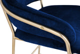 Yara Velvet Upholstered Counter Stool — 550-C - Blue - 550Navy-C alternate view 4