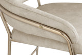 Yara Velvet Upholstered Counter Stool — 550-C - Stone - 550Stone-C alternate view 4