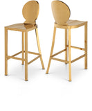 Maddox Gold Stainless Steel Bar Stool — 706-C - Gold - 706 Double Chair