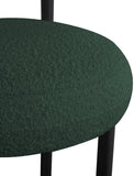 Bordeaux Boucle Fabric Upholstered Stool — 551-C - Green - 551Green-C alternate view 6