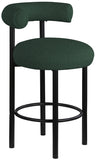 Bordeaux Boucle Fabric Upholstered Stool — 551-C - Green - 551Green-C