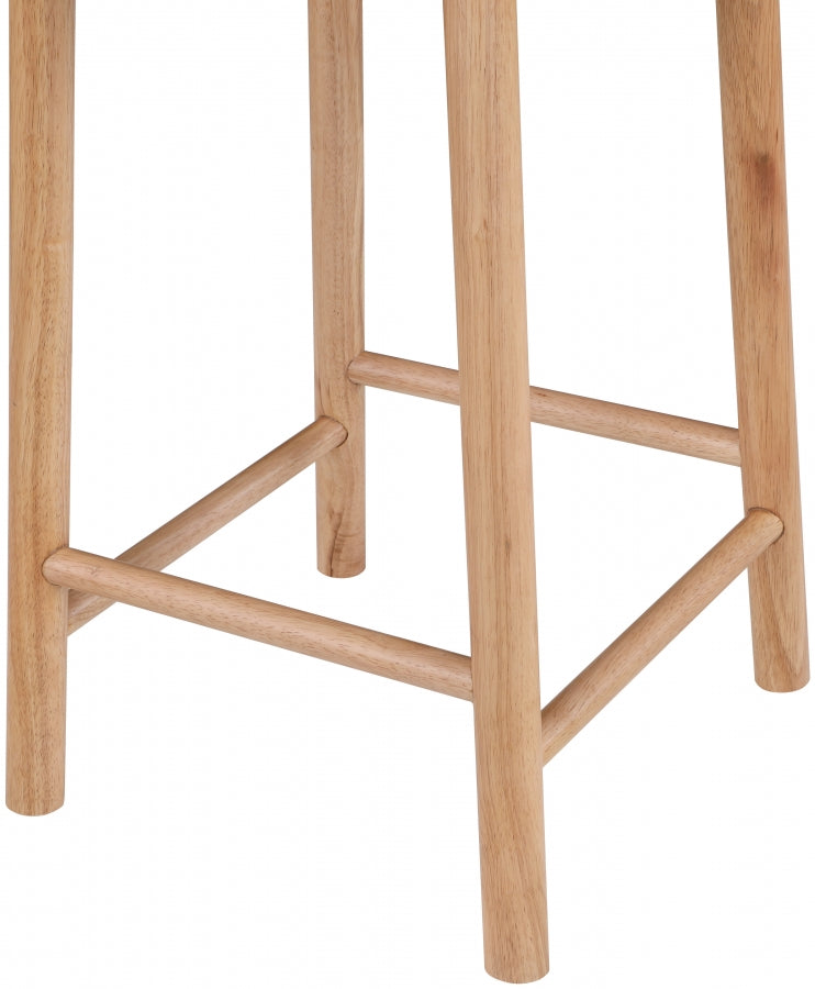 Calvin Vegan Leather Upholstered Counter Stool — 475-C - Black - 475Black-C alternate view 6