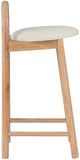 Calvin Vegan Leather Upholstered Counter Stool — 475-C - Cream - 475Cream-C alternate view 4
