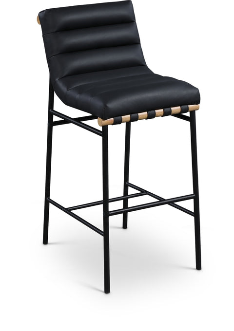 Burke Vegan Leather Upholstered Bar Stool — 846-C-Leather