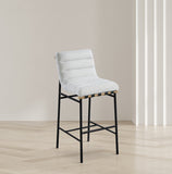 Burke Boucle Fabric Upholstered Bar Stool — 846-C - Cream - 846Cream-C alternate view 5