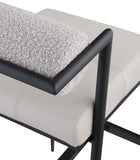 Stryker Boucle Fabric and Vegan Leather Upholstered Bar / Counter Stools — 992-C - Taupe - 992Taupe-C alternate view 6
