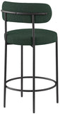 Beacon Boucle Fabric Upholstered Bar / Counter Stools — 877-C - Green - 877Green-C alternate view 2
