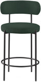 Beacon Boucle Fabric Upholstered Bar / Counter Stools — 877-C - Green - 877Green-C alternate view 3