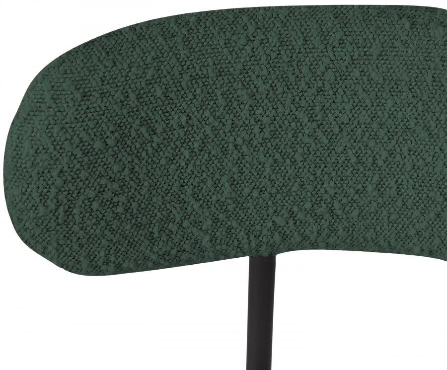 Beacon Boucle Fabric Upholstered Bar / Counter Stools — 877-C - Green - 877Green-C alternate view 6