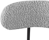 Beacon Boucle Fabric Upholstered Bar / Counter Stools — 877-C - Grey - 877Grey-C alternate view 6
