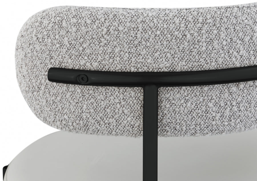 Beacon Vegan Leather And Boucle Fabric Upholstered Bar / Counter Stools — 878-C - Taupe - 878Taupe-C alternate view 6