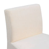 Gramercy Linen Textured Fabric Upholstered Bar / Counter Stools — 754-C - Beige - 754Beige-C alternate view 6