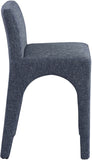Gramercy Linen Textured Fabric Upholstered Bar / Counter Stools — 754-C - Blue - 754Blue-C alternate view 4