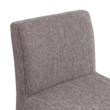 Gramercy Linen Textured Fabric Upholstered Bar / Counter Stools — 754-C - Brown - 754Brown-C alternate view 6