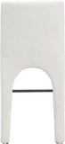 Gramercy Linen Textured Fabric Upholstered Bar / Counter Stools — 754-C - Cream - 754Cream-C alternate view 2