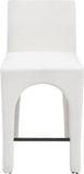 Gramercy Linen Textured Fabric Upholstered Bar / Counter Stools — 754-C - Cream - 754Cream-C alternate view 3