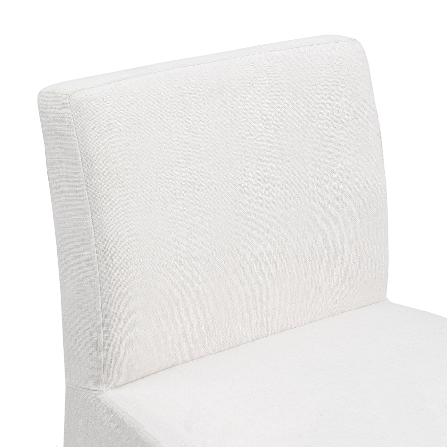 Gramercy Linen Textured Fabric Upholstered Bar / Counter Stools — 754-C - Cream - 754Cream-C alternate view 6