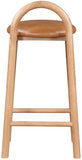 Calvin Vegan Leather Upholstered Counter Stool — 475-C - Cognac - 475Cognac-C alternate view 2