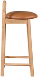 Calvin Vegan Leather Upholstered Counter Stool — 475-C - Cognac - 475Cognac-C alternate view 4