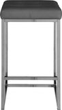 Nicola Vegan Leather Upholstered Counter Stool — 905-C - Grey - 905Grey-C alternate view 2