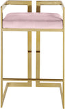 Ezra Velvet Upholstered Counter Stool — 912-C - Pink - 912Pink-C alternate view 3