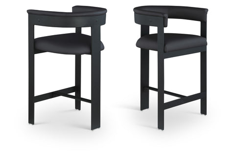 Romeo Vegan Leather Upholstered Counter Stool — 414-C (Set of 2)