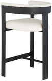 Romeo Vegan Leather Upholstered Counter Stool — 414-C - Cream - 414Cream-C alternate view 4