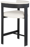 Romeo Vegan Leather Upholstered Counter Stool — 414-C - Cream - 414Cream-C alternate view 5