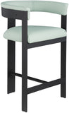 Romeo Vegan Leather Upholstered Counter Stool — 414-C - Mint - 414Mint-C alternate view 2