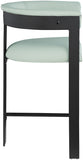 Romeo Vegan Leather Upholstered Counter Stool — 414-C - Mint - 414Mint-C alternate view 3