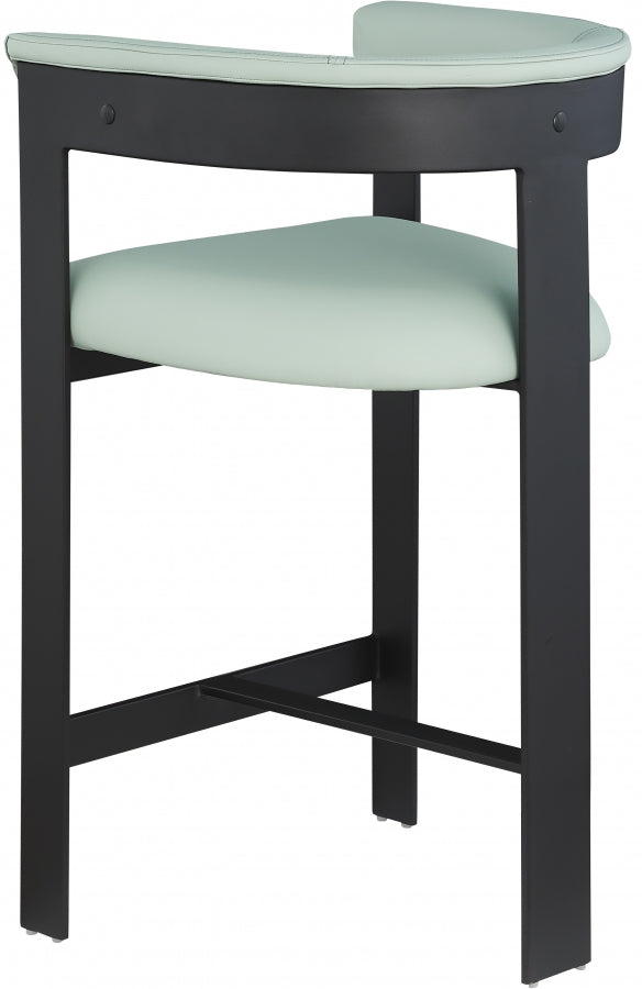Romeo Vegan Leather Upholstered Counter Stool — 414-C - Mint - 414Mint-C alternate view 5