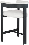 Romeo Boucle Fabric Upholstered Bar / Counter Stool — 415-C - Cream - 415Cream-C alternate view 4