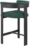Romeo Boucle Fabric Upholstered Bar / Counter Stool — 415-C - Green - 415Green-C alternate view 5