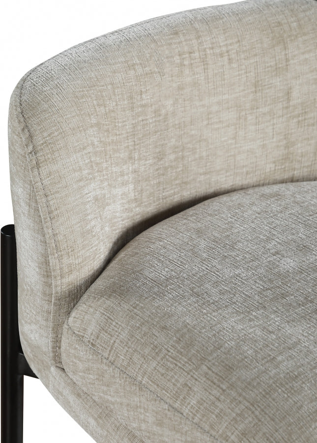 Burton Chenille Fabric Upholstered Bar / Counter Stool — 429-C - Beige - 429Beige-C alternate view 6