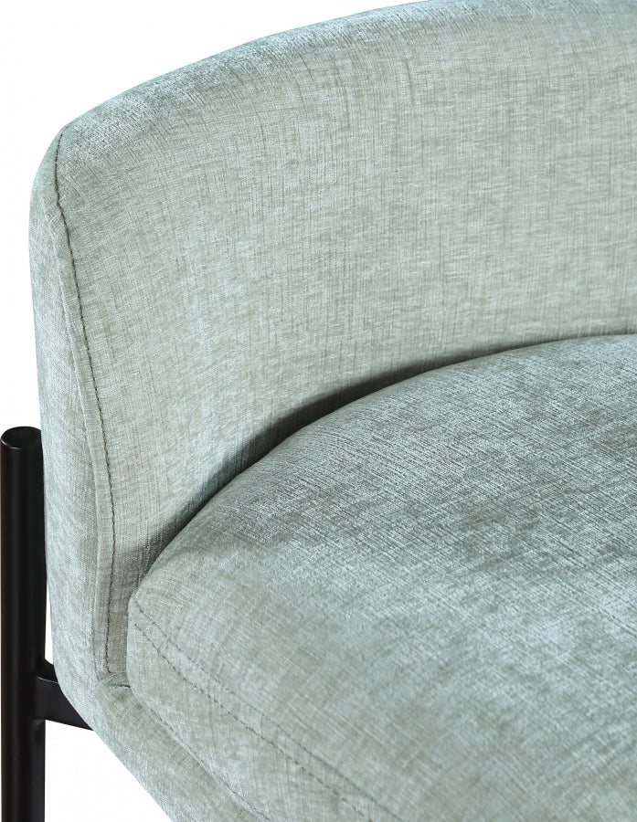 Burton Chenille Fabric Upholstered Bar / Counter Stool — 429-C - Mint - 429Mint-C alternate view 6