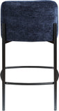 Burton Chenille Fabric Upholstered Bar / Counter Stool — 429-C - Blue - 429Navy-C alternate view 2