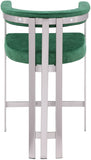 Marcello Velvet Upholstered Counter Stool — 939-C - Green - 939Green-C alternate view 4