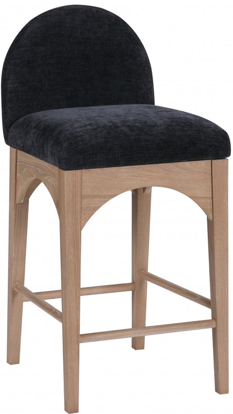 Waldorf Chenille Fabric Upholstered Counter Stool — 390-C