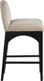 Waldorf Chenille Fabric Upholstered Counter Stool — 392-C - Beige - 392Beige-C alternate view 3